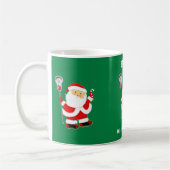 ラクロスクリスマス コーヒーマグカップ (左)