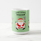 ラクロスクリスマス コーヒーマグカップ (中央)