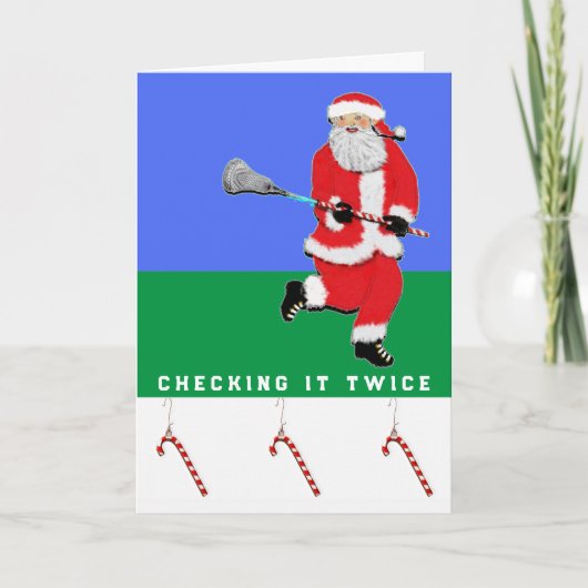 ラクロスクリスマス シーズンカード (正面)