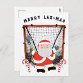 ラクロスクリスマス ポストカード (正面/裏面)