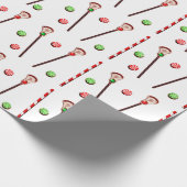 ラクロスクリスマス ラッピングペーパー (角)
