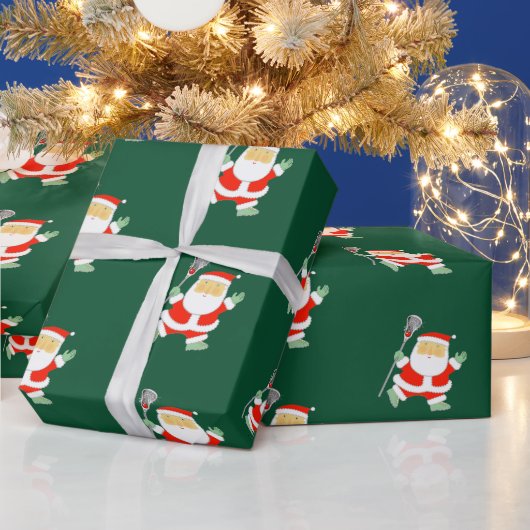 ラクロスクリスマス ラッピングペーパー (クリスマス)
