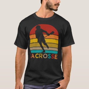 ラクロスクールレトロヴィンテージラクロスプルオーバーフード Tシャツ
