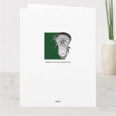 ラクロスコーチありがとう サンキューカード (裏面)