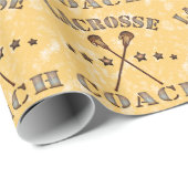 ラクロスコーチクリスマスギフトラッピング紙 ラッピングペーパー (ロールコーナー)