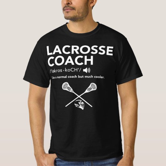 ラクロスコーチ定義 Tシャツ (正面)