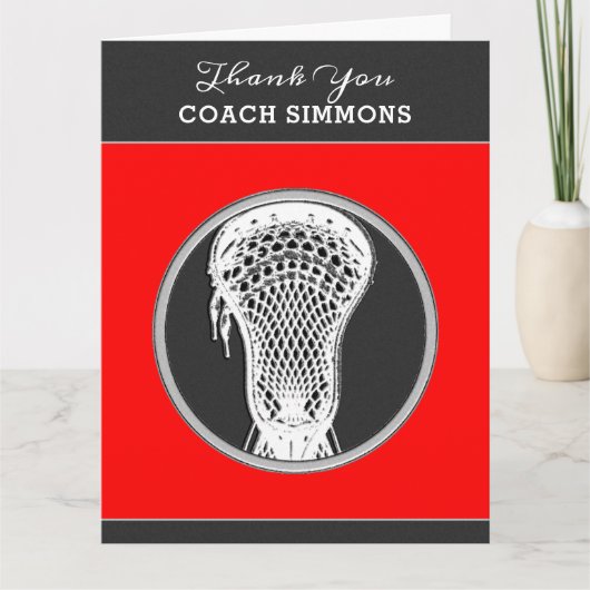 ラクロスコーチ カード (正面)