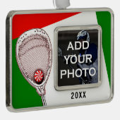 ラクロスゴアリークリスマスコレクション シルバープレートフレームオーナメント (右)