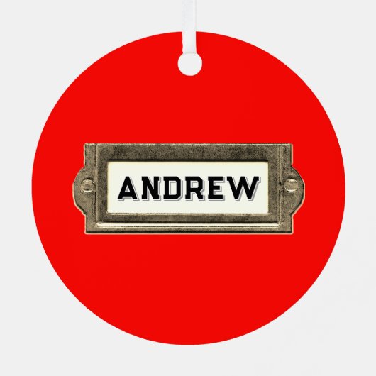 ラクロスゴアリークリスマスコレクション メタルオーナメント (裏面)