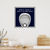 ラクロスゴアリーポスター ポスター (キッチン)