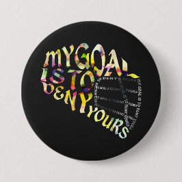 ラクロスゴアリーマスクタイポグラフィピン 缶バッジ