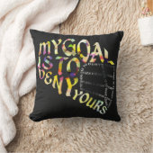 ラクロスゴアリーマスクタイポグラフィ クッション (ブランケット)