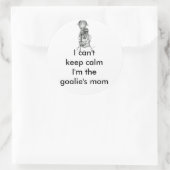 ラクロスゴアリーマムステッカー ラウンドシール (バッグ)