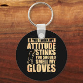 ラクロスゴアリーラクロス手袋スティックラックスゴアリー キーホルダー (正面)