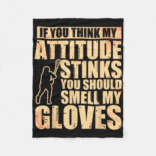 ラクロスゴアリーラクロス手袋スティックラックスゴアリー フリースブランケット (正面)