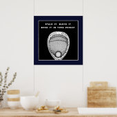 ラクロスゴアリー引用文ポスター ポスター (キッチン)