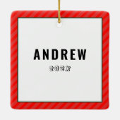 ラクロスゴアリー2022ホリデーギフトセラミックオーナメント セラミックオーナメント (裏面)