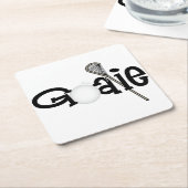 ラクロスゴアリー スクエアペーパーコースター (アングル)