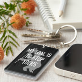 ラクロスゴアリー – 私のゴールはあなたのストップに キーホルダー (正面右)