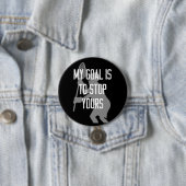 ラクロスゴアリー – 私のゴールはあなたのストップに 缶バッジ (インサイチュ)