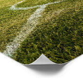 ラクロスゴール フィールド 劇的な嵐の空 ポスター (角)