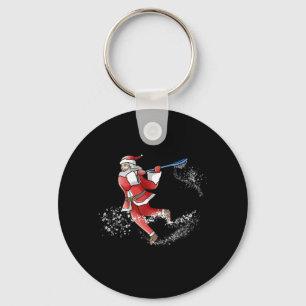 ラクロスサンタカッコいいクリスマスラックススポーツアグリーX-Mas キーホルダー