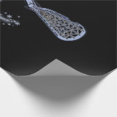 ラクロスサンタカッコいいクリスマスラックススポーツアグリーX-Mas ラッピングペーパー (角)