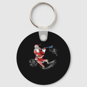 ラクロスサンタクールクリスマスラックススポーツ醜いXマス キーホルダー