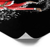 ラクロスサンタクールクリスマスラックススポーツ醜いXマス ポスター (角)