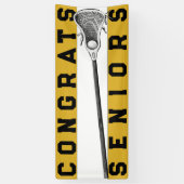 ラクロスシニアナイト金ゴールドバナー 横断幕 (縦)