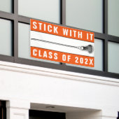 ラクロスシニアナイト 横断幕 (ビルの外側)