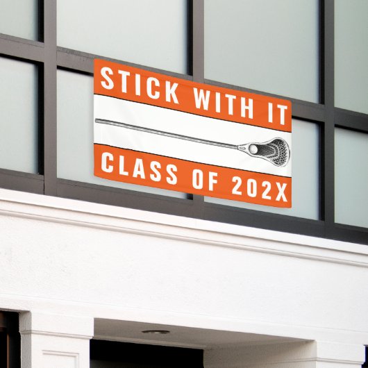 ラクロスシニアナイト 横断幕 (ビルの外側)