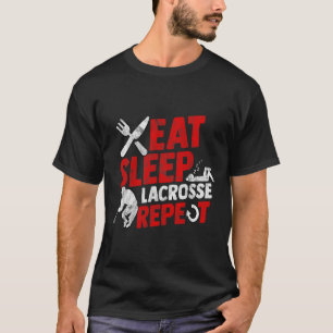 ラクロスシャツメンズラクロス選手ラックススティック2 Tシャツ