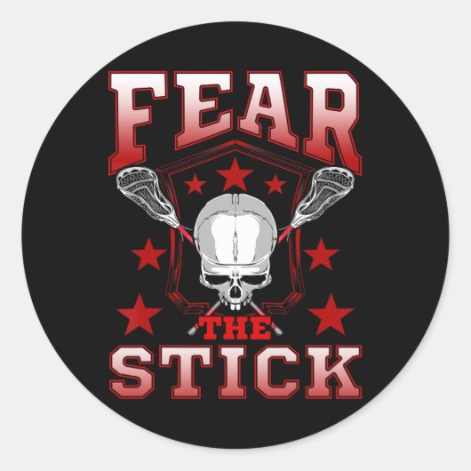 ラクロスシャツラックスシャツTシャツラックスシャツ大胆不敵 ラウンドシール (正面)