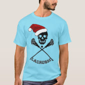 ラクロススティックのクリスマス Tシャツ (正面)