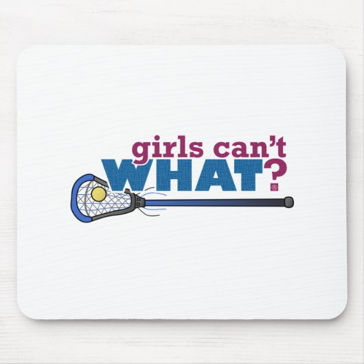 ラクロススティック（青） マウスパッド (正面)