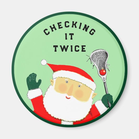 ラクロスストッキングスタッファー マグネット (正面)