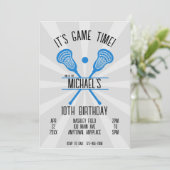 ラクロススポーツの誕生日 招待状 (スタンド正面)