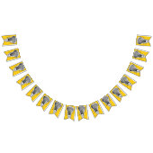 ラクロススポーツイエローバンティングフラグ バンティングフラッグ (全)