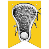 ラクロススポーツイエローバンティングフラグ バンティングフラッグ (第2の旗)