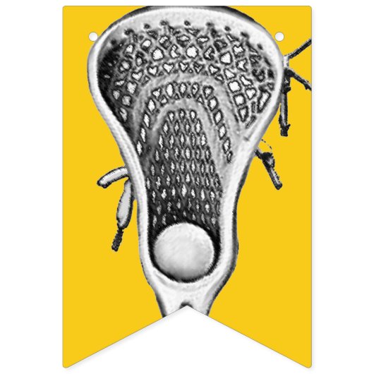 ラクロススポーツイエローバンティングフラグ バンティングフラッグ (第1の旗)