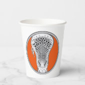 ラクロススポーツオレンジ 紙コップ (裏面)