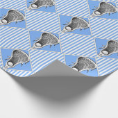 ラクロススポーツギフト包装紙 ラッピングペーパー (角)