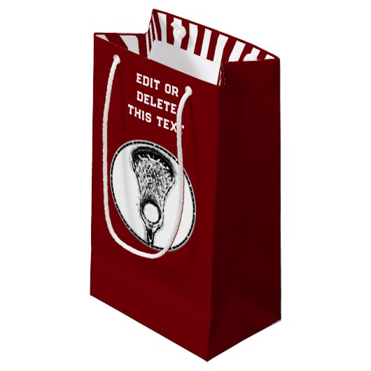 ラクロススポーツスモール抱き枕 スモールペーパーバッグ (正面アングル)