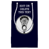 ラクロススポーツスモール抱き枕 スモールペーパーバッグ (正面)