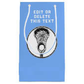 ラクロススポーツスモール抱き枕 スモールペーパーバッグ (正面)