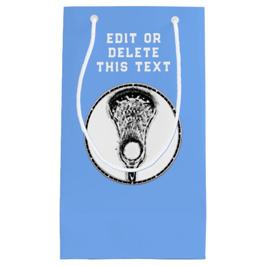 ラクロススポーツスモール抱き枕 スモールペーパーバッグ (正面)