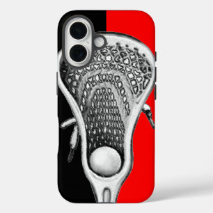 ラクロススポーツチームレッド iPhone 16ケース