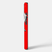 ラクロススポーツチームレッド Case-Mate iPhoneケース (裏面 / 左)