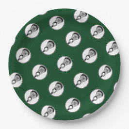 ラクロススポーツパーティー紙プレート ペーパープレート